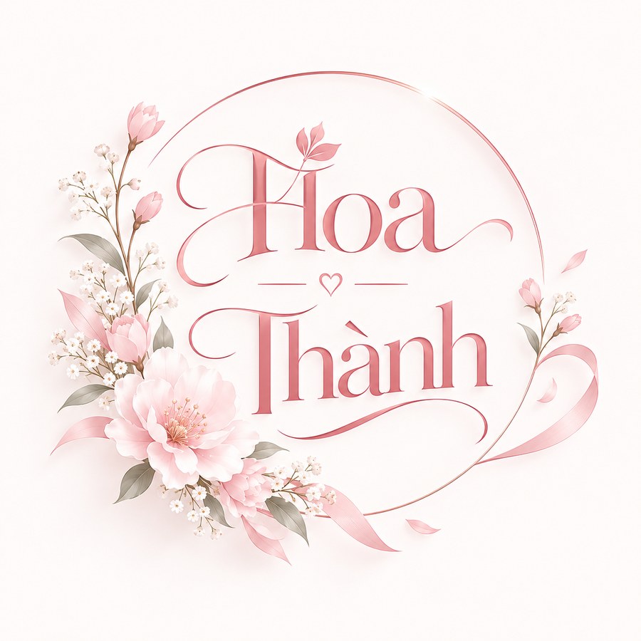 Logo chữ lồng Hoa và Thành